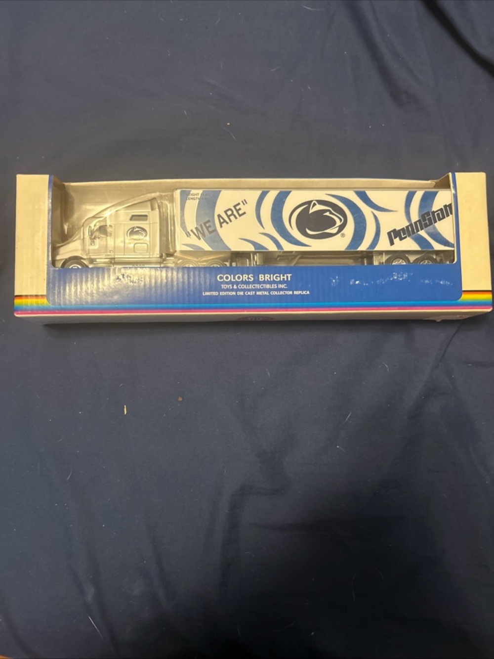 Penn State Silver & Blue Thermo Truck Toy - Collector Replica